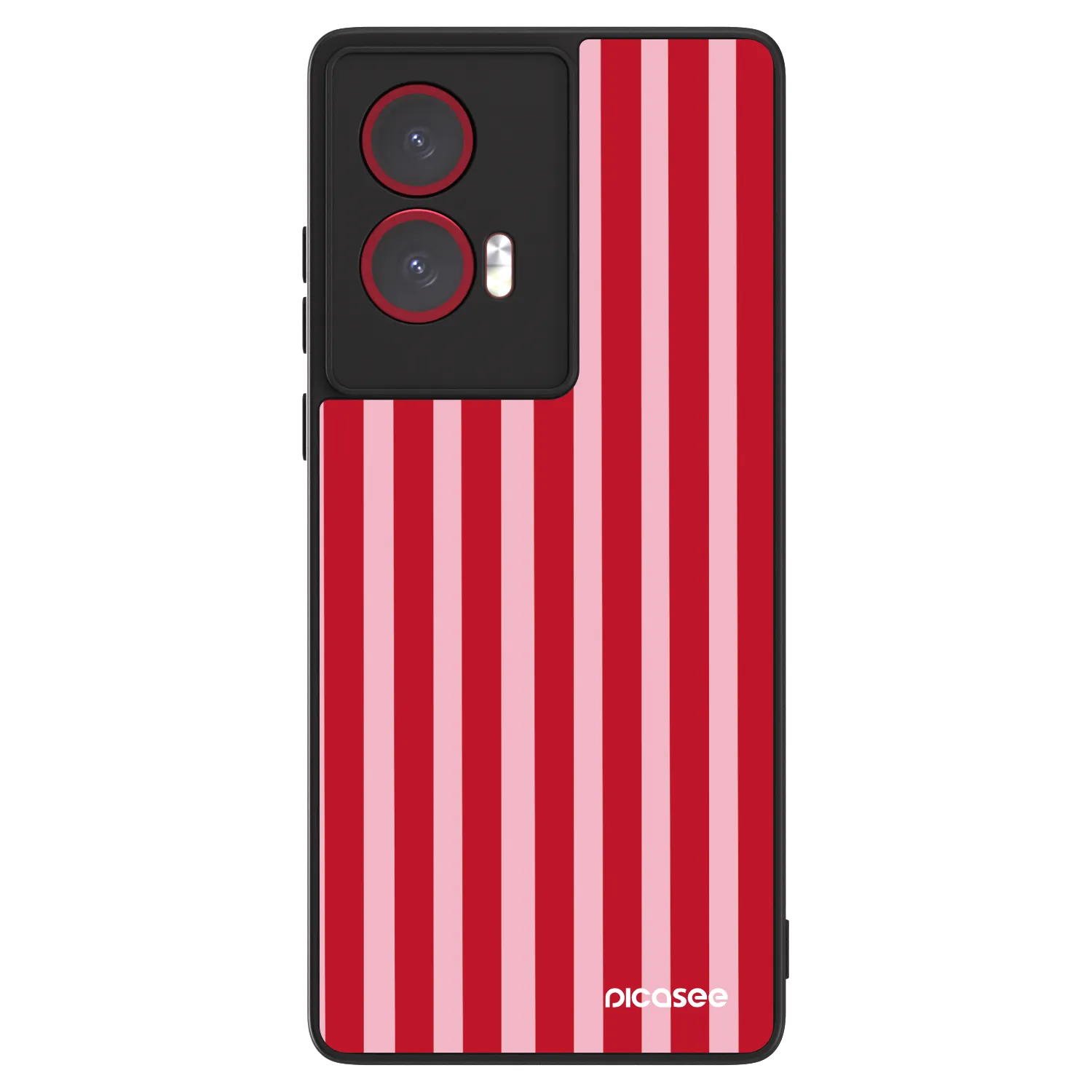 Picasee ULTIMATE CASE za Motorola Edge 50 Fusion - Lines red