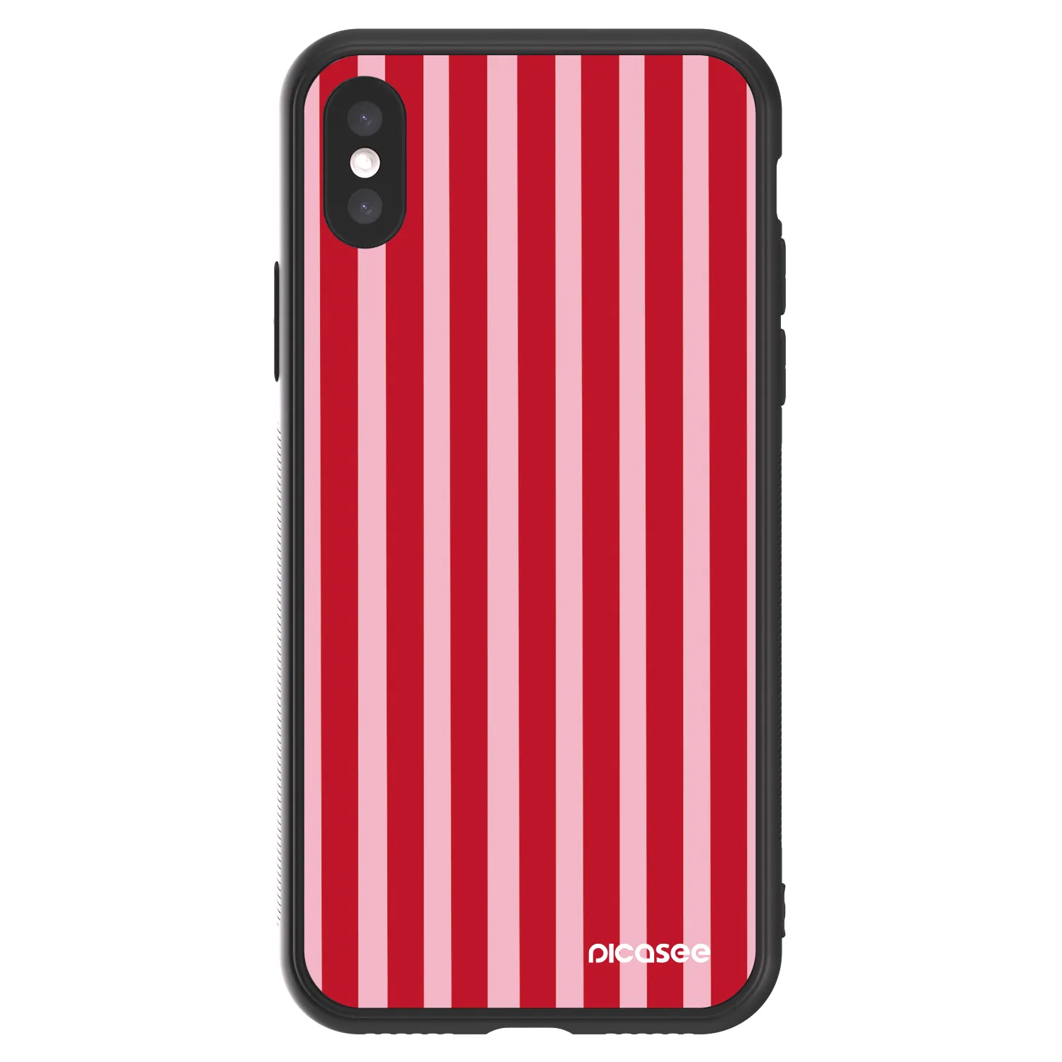 Picasee ULTIMATE CASE za Apple iPhone X/XS - Lines red