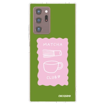 Picasee silikonska prozirna maskica za Samsung Galaxy Note 20 Ultra - Matcha club