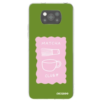 Picasee crna silikonska maskica za Xiaomi Poco X3 - Matcha club