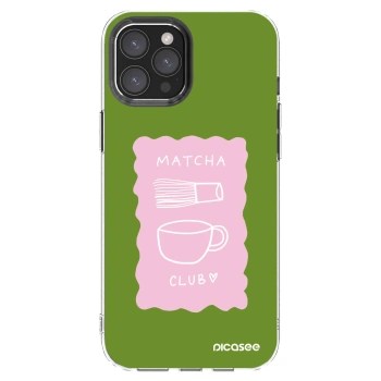 Picasee silikonska prozirna maskica za Apple iPhone 12 Pro Max - Matcha club