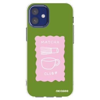 Picasee silikonska prozirna maskica za Apple iPhone 12 mini - Matcha club