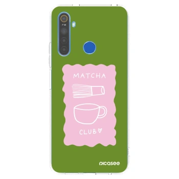 Picasee silikonska prozirna maskica za Realme 5 - Matcha club
