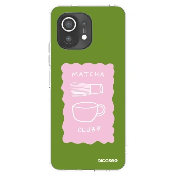 Picasee silikonska prozirna maskica za Xiaomi Mi 11 - Matcha club