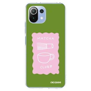 Picasee silikonska prozirna maskica za Xiaomi 11 Lite 5G NE - Matcha club