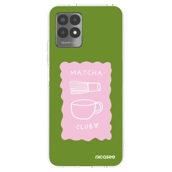Picasee silikonska prozirna maskica za Realme 8i - Matcha club