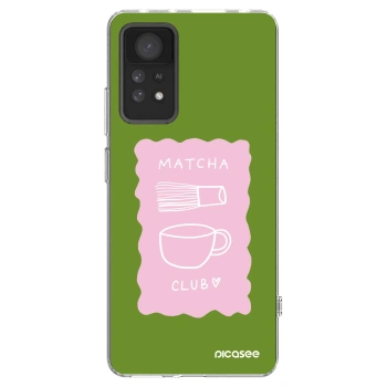 Picasee silikonska prozirna maskica za Xiaomi Redmi Note 11 Pro 5G - Matcha club