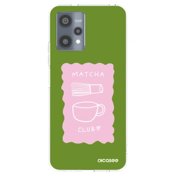 Picasee silikonska prozirna maskica za Realme 9 Pro 5G - Matcha club
