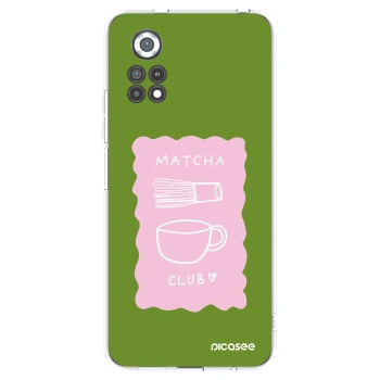 Picasee silikonska prozirna maskica za Xiaomi Poco X4 Pro 5G - Matcha club