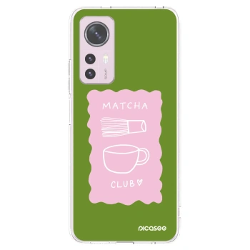 Picasee silikonska prozirna maskica za Xiaomi 12 - Matcha club