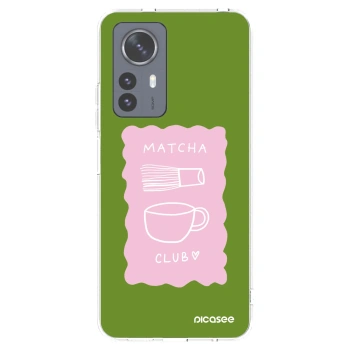 Picasee silikonska prozirna maskica za Xiaomi 12 Pro - Matcha club