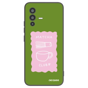 Picasee crna silikonska maskica za Vivo V23 5G - Matcha club
