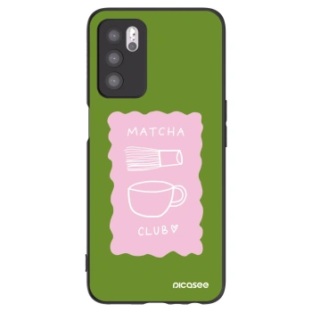 Picasee crna silikonska maskica za OPPO A16s - Matcha club