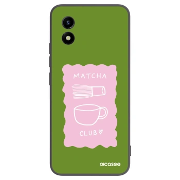 Picasee crna silikonska maskica za Vivo Y01 - Matcha club
