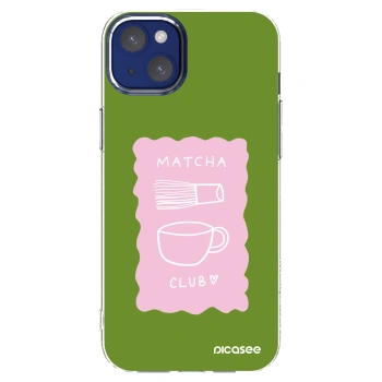 Picasee silikonska prozirna maskica za Apple iPhone 14 Plus - Matcha club