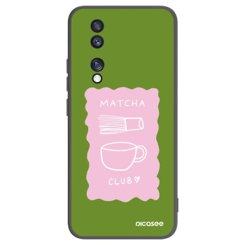 Picasee crna silikonska maskica za Honor 70 - Matcha club