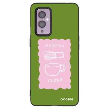 Picasee crna silikonska maskica za OnePlus 9 - Matcha club