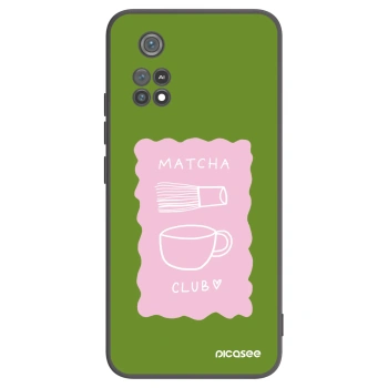 Picasee crna silikonska maskica za Xiaomi Poco M4 Pro - Matcha club