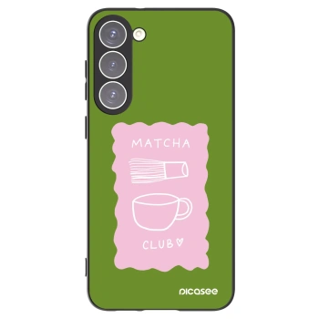 Picasee crna silikonska maskica za Samsung Galaxy S23+ 5G - Matcha club