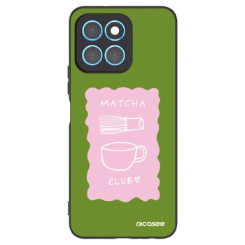 Picasee crna silikonska maskica za Honor X8 5G - Matcha club
