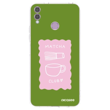 Picasee silikonska prozirna maskica za Honor 8X - Matcha club