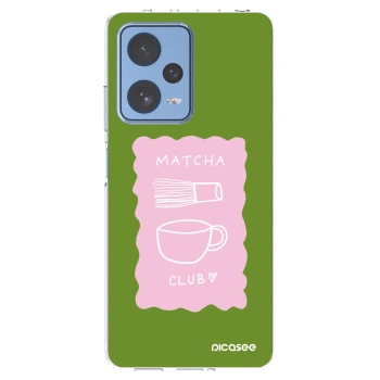 Picasee silikonska prozirna maskica za Xiaomi Redmi Note 12 Pro 5G - Matcha club