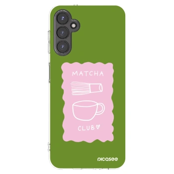 Picasee silikonska prozirna maskica za Samsung Galaxy A14 4G A145R - Matcha club