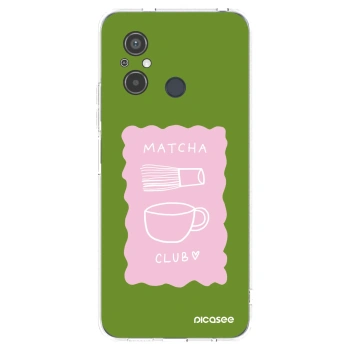 Picasee silikonska prozirna maskica za Xiaomi Redmi 12C - Matcha club