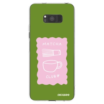 Picasee silikonska prozirna maskica za Samsung Galaxy S8 G950F - Matcha club
