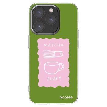 Picasee silikonska prozirna maskica za Apple iPhone 15 Pro - Matcha club