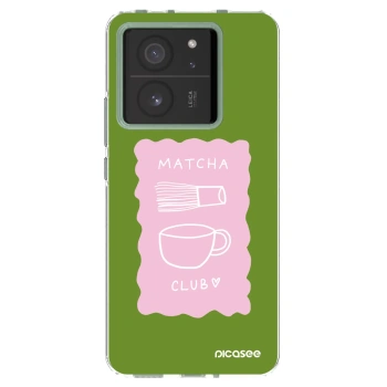 Picasee silikonska prozirna maskica za Xiaomi 13T Pro - Matcha club