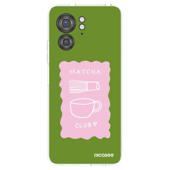 Picasee silikonska prozirna maskica za Motorola Edge 40 - Matcha club