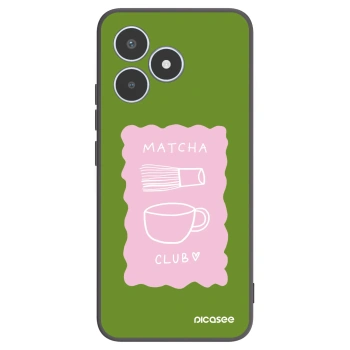 Picasee crna silikonska maskica za Realme C53 - Matcha club