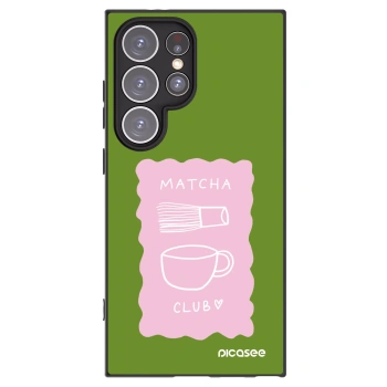 Picasee crna silikonska maskica za Samsung Galaxy S24 Ultra S928B 5G - Matcha club