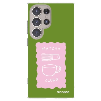 Picasee silikonska prozirna maskica za Samsung Galaxy S24 Ultra S928B 5G - Matcha club