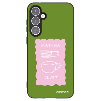 Picasee crna silikonska maskica za Samsung Galaxy S23 FE S711B - Matcha club