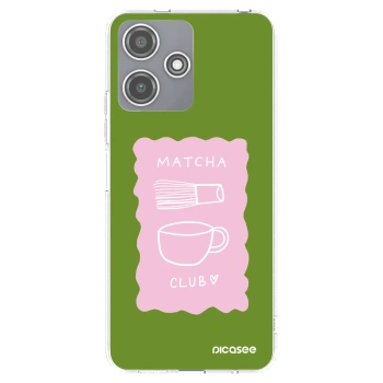 Picasee silikonska prozirna maskica za Xiaomi Redmi 12 5G - Matcha club