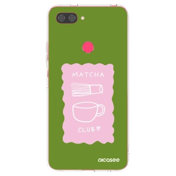 Picasee silikonska prozirna maskica za Xiaomi Mi 8 Lite - Matcha club