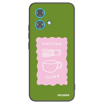 Picasee crna silikonska maskica za Motorola Edge 40 Neo - Matcha club