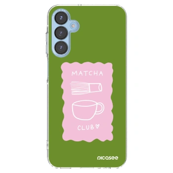 Picasee silikonska prozirna maskica za Samsung Galaxy A15 A156B 5G - Matcha club