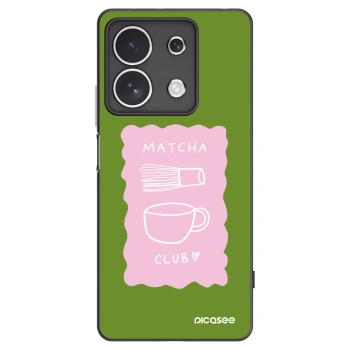 Picasee crna silikonska maskica za Xiaomi Redmi Note 13 4G - Matcha club