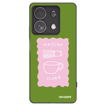 Picasee crna silikonska maskica za Xiaomi Redmi Note 13 Pro 4G - Matcha club