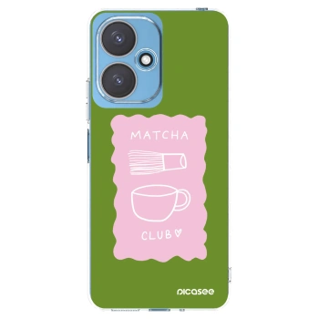 Picasee silikonska prozirna maskica za Xiaomi Redmi 13C 5G - Matcha club