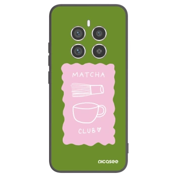 Picasee crna silikonska maskica za Realme 12 Pro 5G - Matcha club