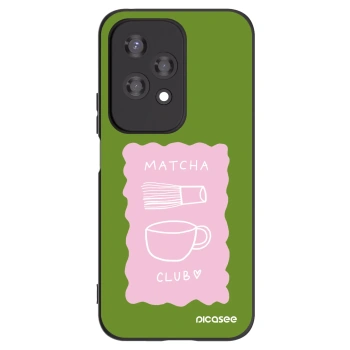 Picasee crna silikonska maskica za Honor 200 Lite - Matcha club