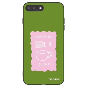 Picasee crna silikonska maskica za Apple iPhone 8 Plus - Matcha club