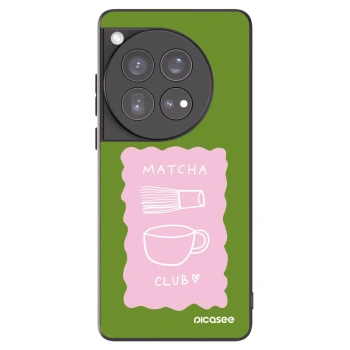 Picasee crna silikonska maskica za OnePlus 12 5G - Matcha club
