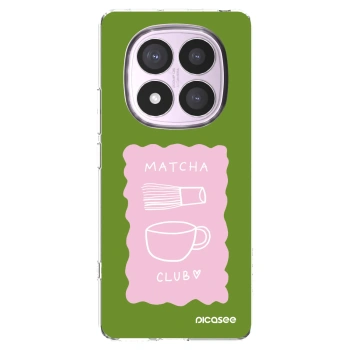 Picasee silikonska prozirna maskica za Xiaomi Redmi Note 14 Pro 5G - Matcha club