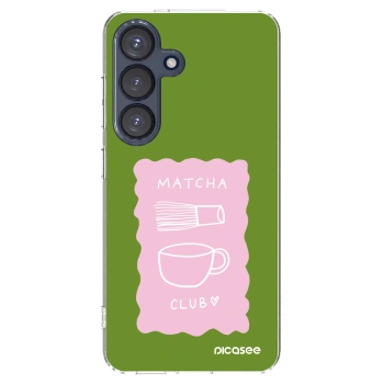 Picasee silikonska prozirna maskica za Samsung Galaxy S25 5G - Matcha club