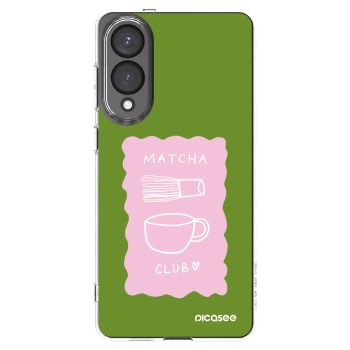 Picasee silikonska prozirna maskica za Samsung Galaxy S25 Edge 5G - Matcha club